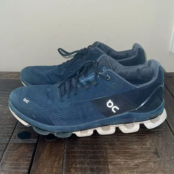 On Cloud Men's Running Midnight Navy Sneakers Size: 11.5 - Picture 6 of 12